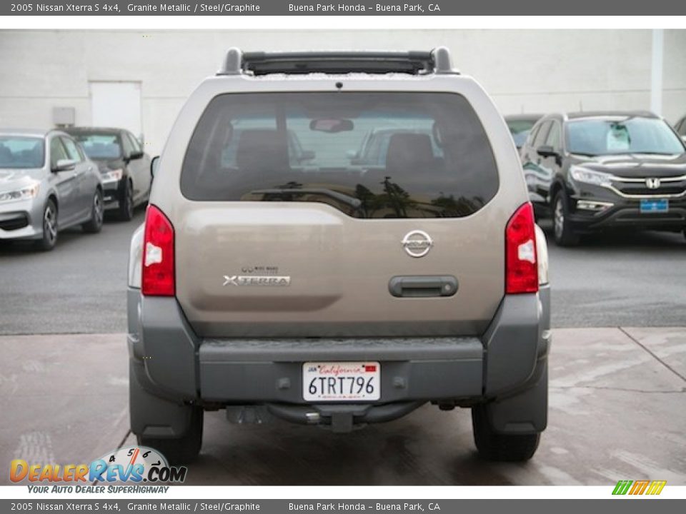 2005 Nissan Xterra S 4x4 Granite Metallic / Steel/Graphite Photo #10