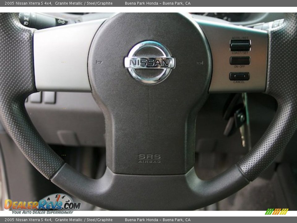 2005 Nissan Xterra S 4x4 Granite Metallic / Steel/Graphite Photo #13