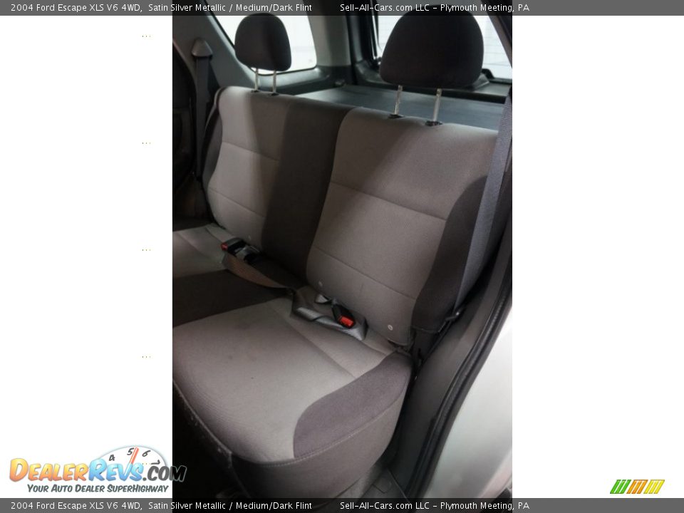 2004 Ford Escape XLS V6 4WD Satin Silver Metallic / Medium/Dark Flint Photo #23