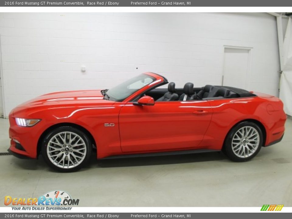 2016 Ford Mustang GT Premium Convertible Race Red / Ebony Photo #1