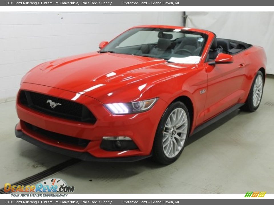 2016 Ford Mustang GT Premium Convertible Race Red / Ebony Photo #3