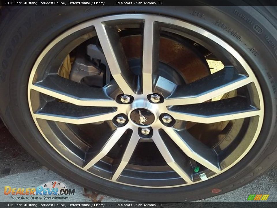 2016 Ford Mustang EcoBoost Coupe Oxford White / Ebony Photo #3