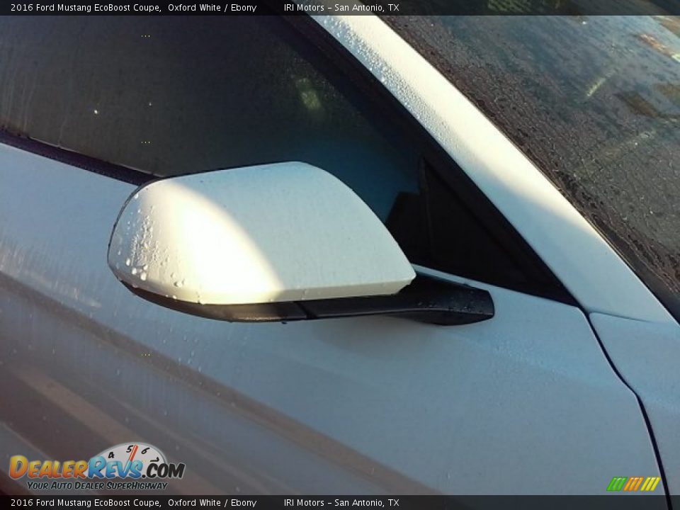 2016 Ford Mustang EcoBoost Coupe Oxford White / Ebony Photo #4
