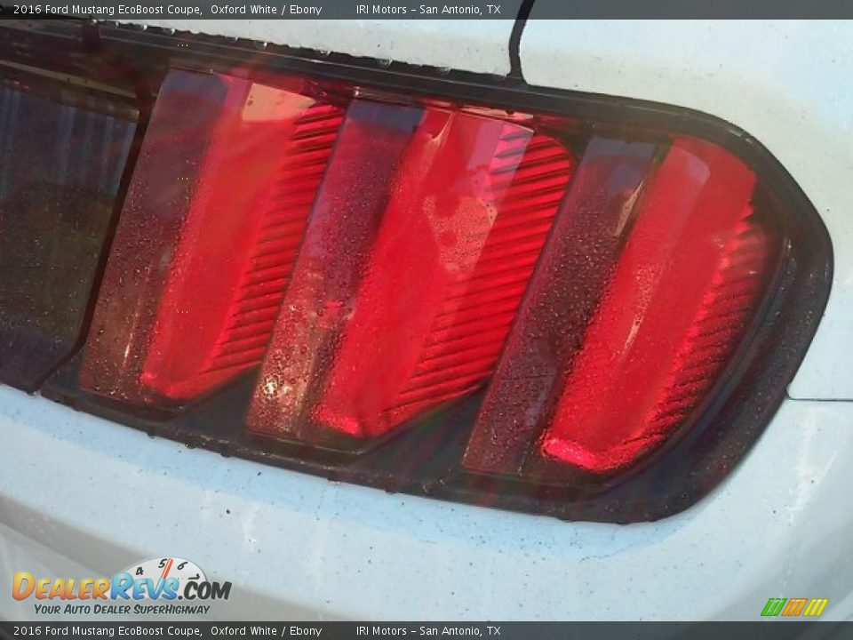 2016 Ford Mustang EcoBoost Coupe Oxford White / Ebony Photo #5