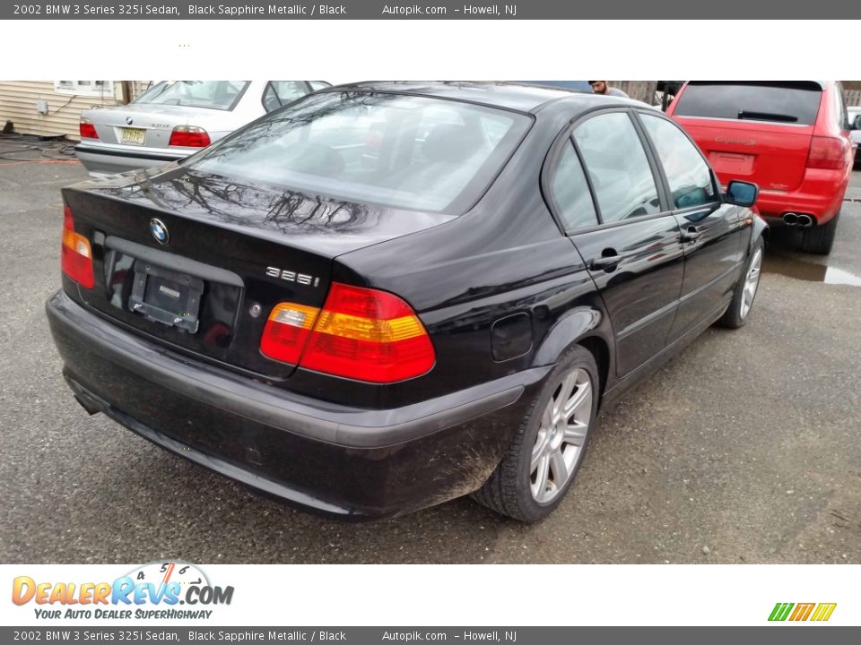 2002 BMW 3 Series 325i Sedan Black Sapphire Metallic / Black Photo #5