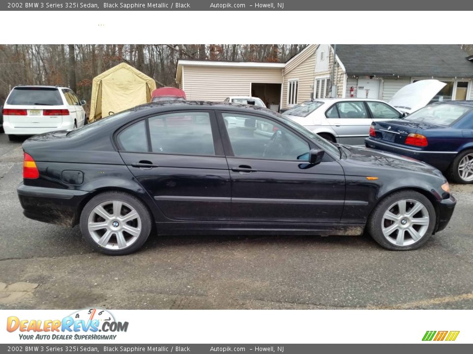 2002 BMW 3 Series 325i Sedan Black Sapphire Metallic / Black Photo #6