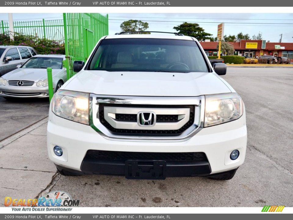 2009 Honda Pilot LX Taffeta White / Gray Photo #2