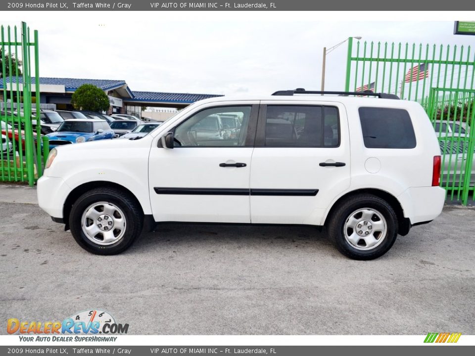 2009 Honda Pilot LX Taffeta White / Gray Photo #5