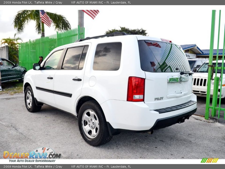 2009 Honda Pilot LX Taffeta White / Gray Photo #9