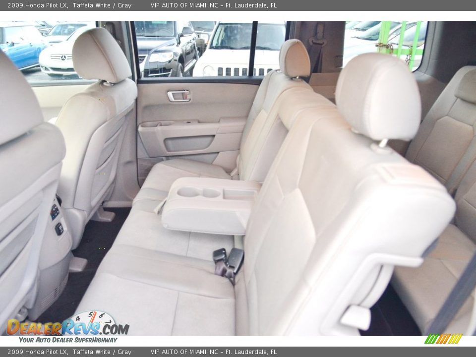 2009 Honda Pilot LX Taffeta White / Gray Photo #19