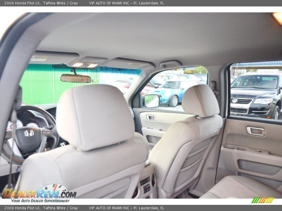2009 Honda Pilot LX Taffeta White / Gray Photo #20