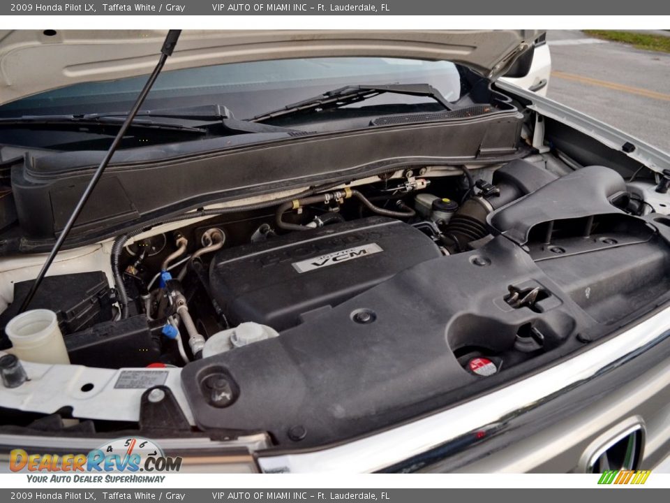 2009 Honda Pilot LX Taffeta White / Gray Photo #25
