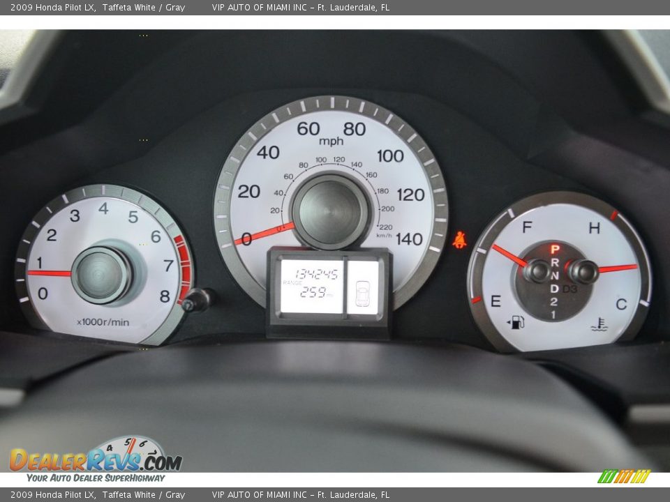 2009 Honda Pilot LX Taffeta White / Gray Photo #27