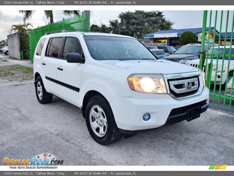 2009 Honda Pilot LX Taffeta White / Gray Photo #30