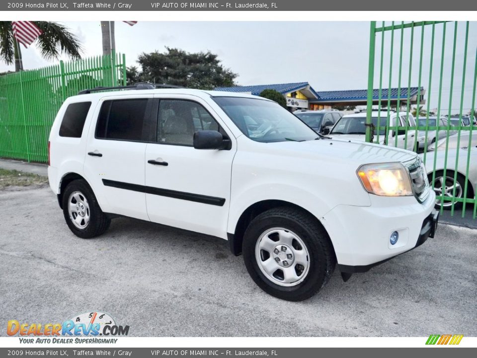2009 Honda Pilot LX Taffeta White / Gray Photo #31