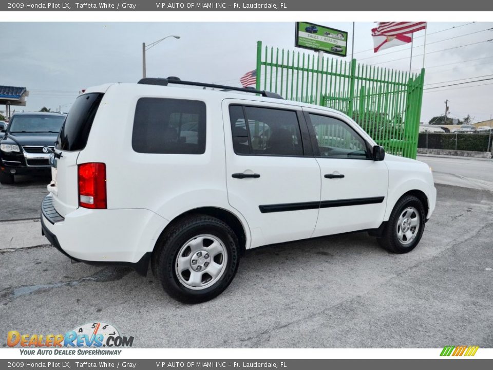 2009 Honda Pilot LX Taffeta White / Gray Photo #35