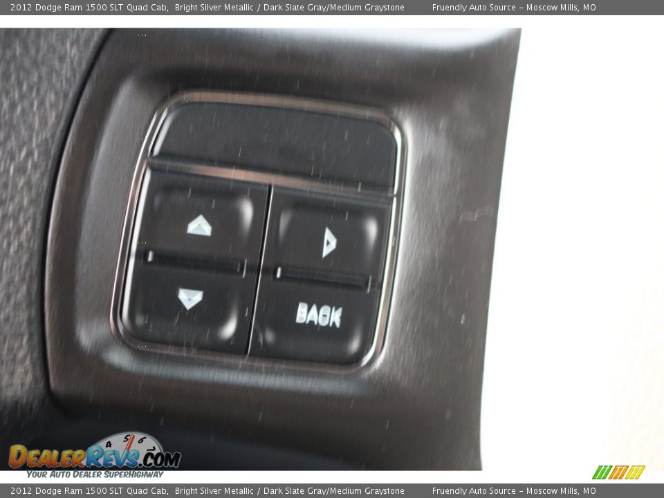 2012 Dodge Ram 1500 SLT Quad Cab Bright Silver Metallic / Dark Slate Gray/Medium Graystone Photo #7