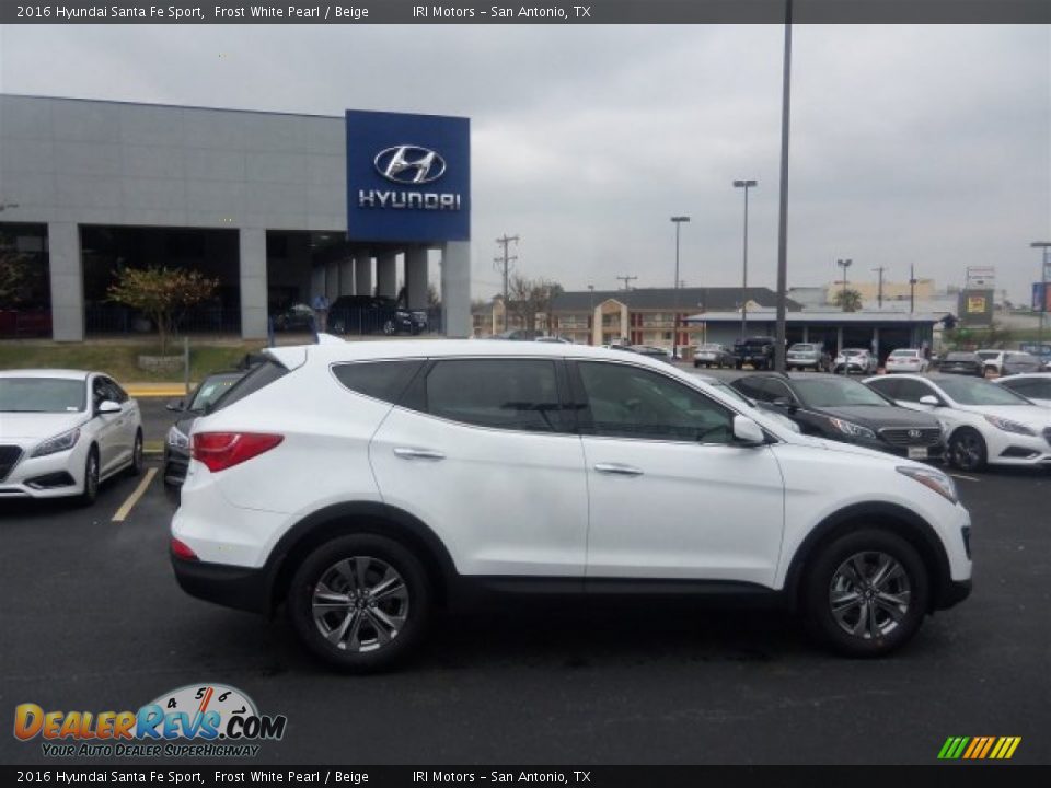 2016 Hyundai Santa Fe Sport Frost White Pearl / Beige Photo #12