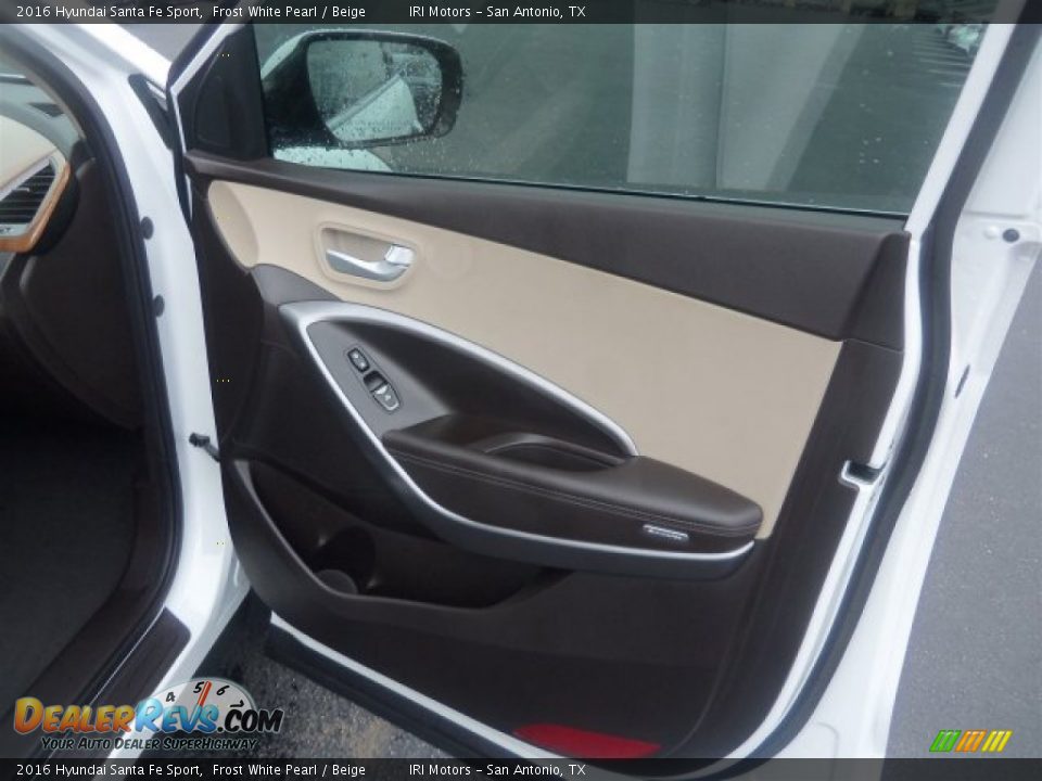 2016 Hyundai Santa Fe Sport Frost White Pearl / Beige Photo #13