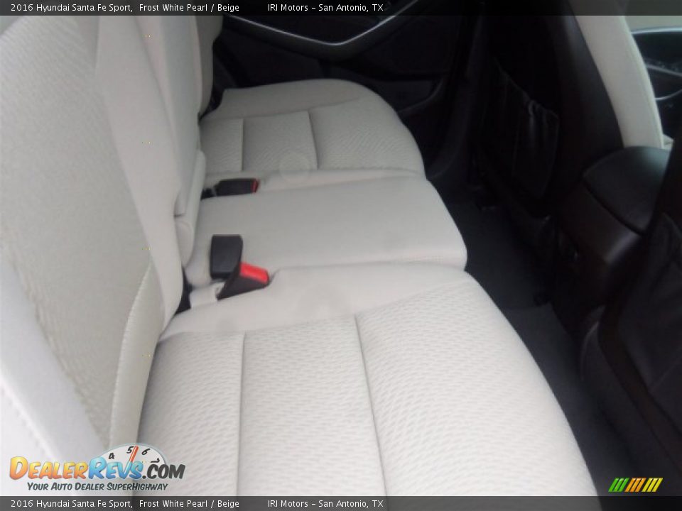 2016 Hyundai Santa Fe Sport Frost White Pearl / Beige Photo #16