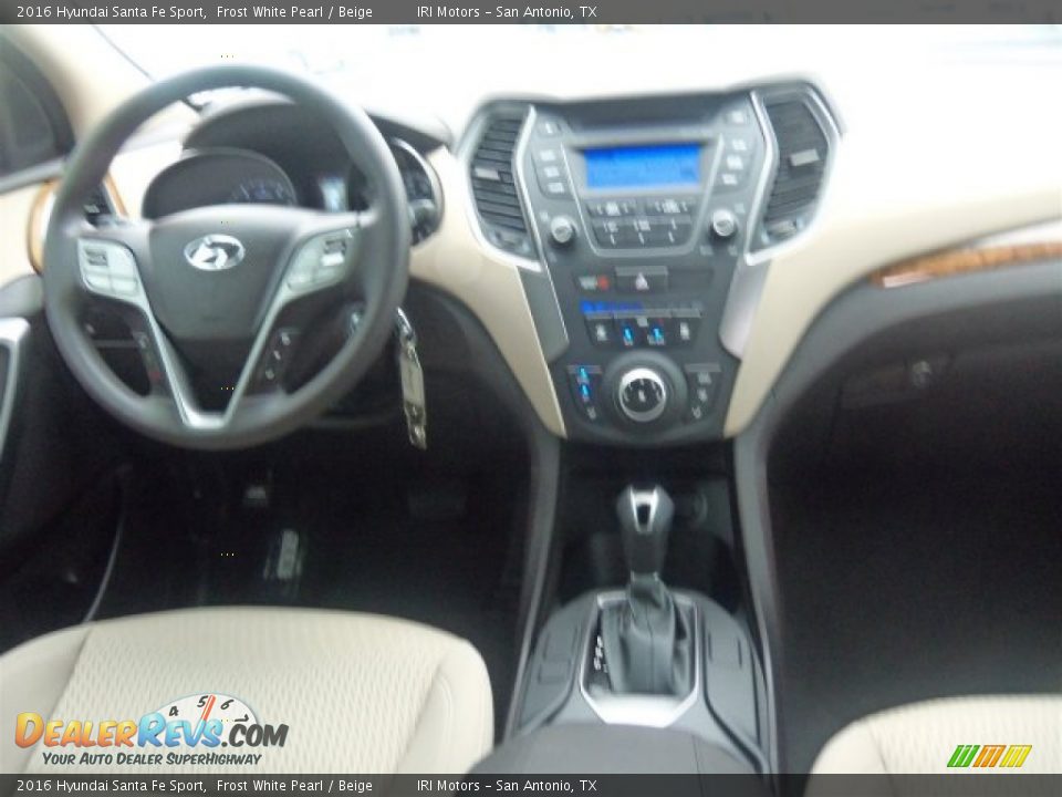 2016 Hyundai Santa Fe Sport Frost White Pearl / Beige Photo #17
