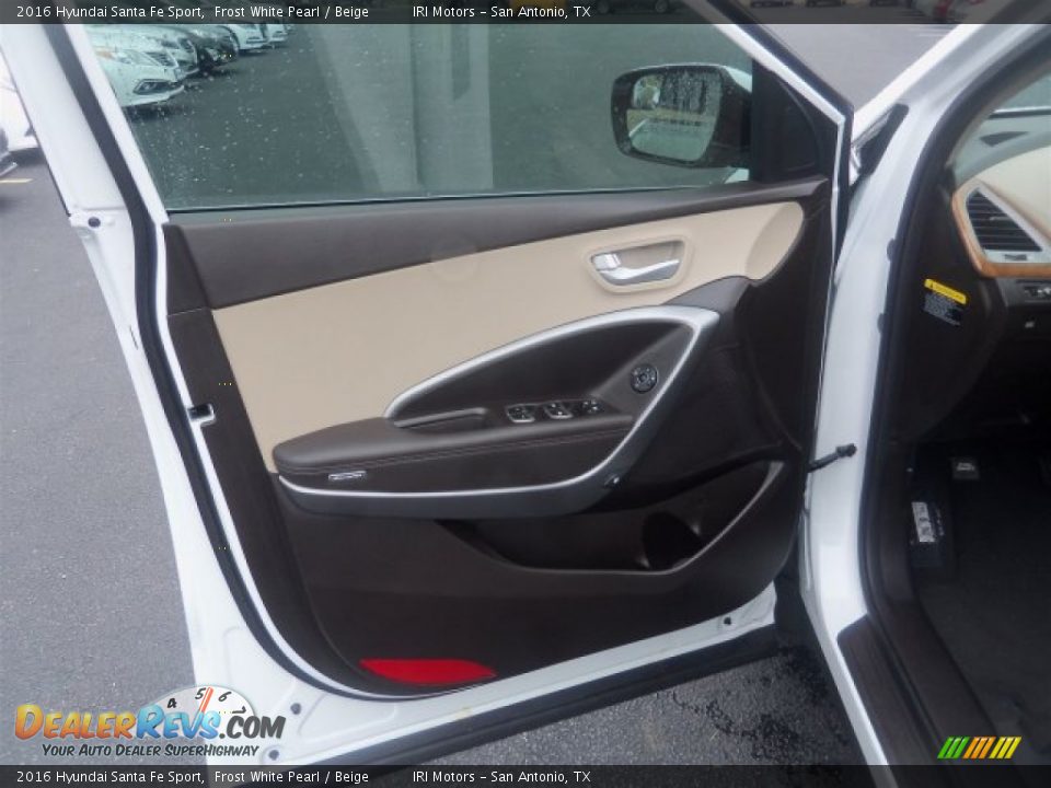 2016 Hyundai Santa Fe Sport Frost White Pearl / Beige Photo #21