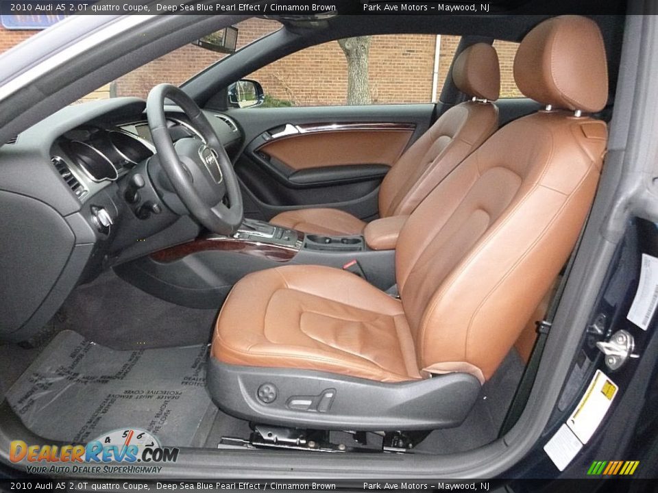 Cinnamon Brown Interior - 2010 Audi A5 2.0T quattro Coupe Photo #12