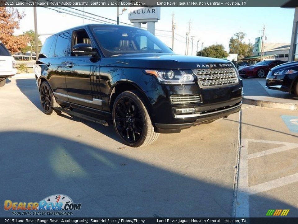 2015 Land Rover Range Rover Autobiography Santorini Black / Ebony/Ebony Photo #1