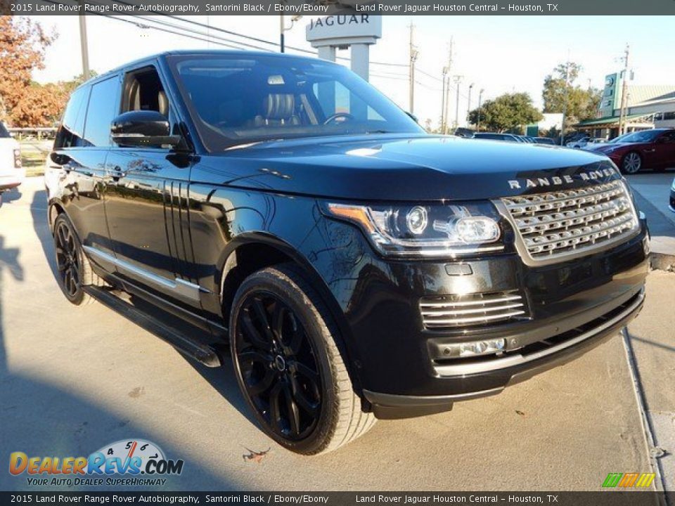 2015 Land Rover Range Rover Autobiography Santorini Black / Ebony/Ebony Photo #2