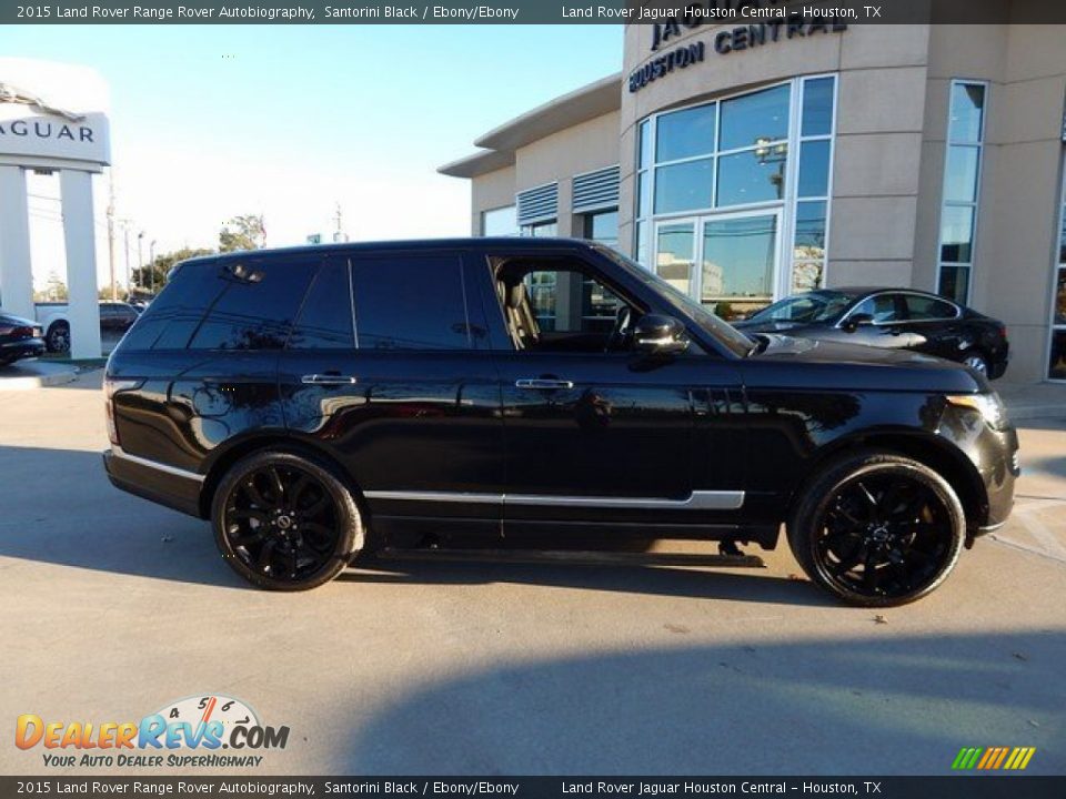 2015 Land Rover Range Rover Autobiography Santorini Black / Ebony/Ebony Photo #6