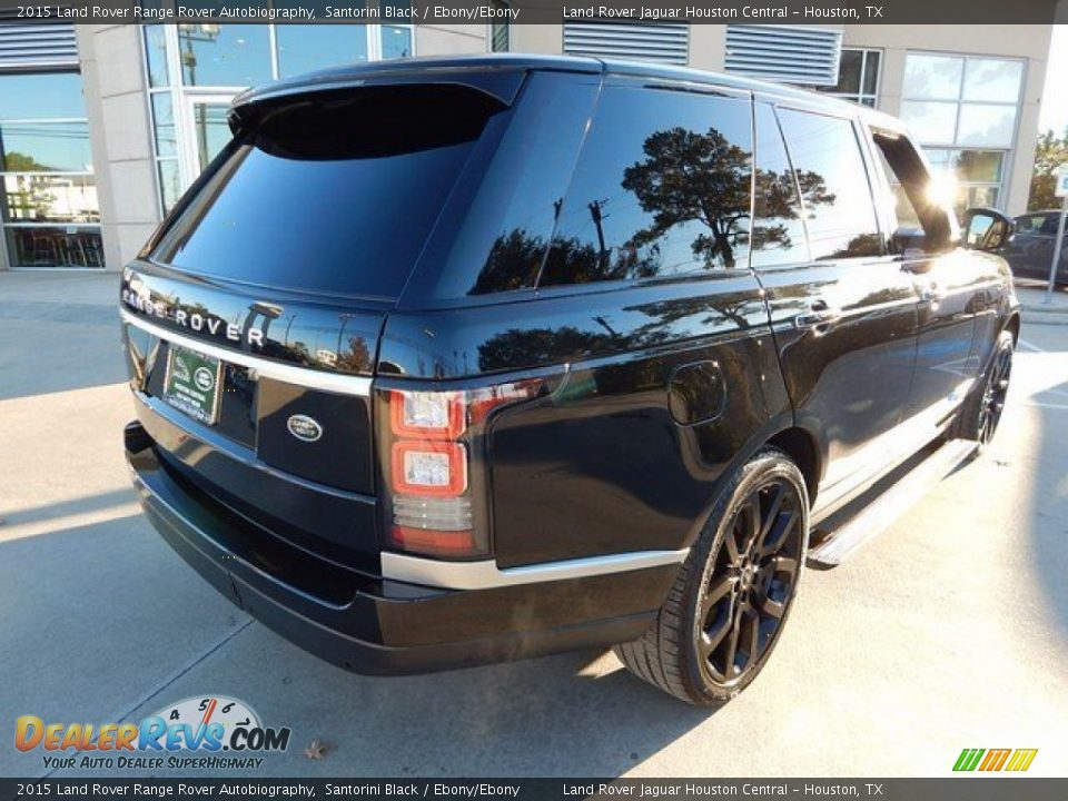 2015 Land Rover Range Rover Autobiography Santorini Black / Ebony/Ebony Photo #7