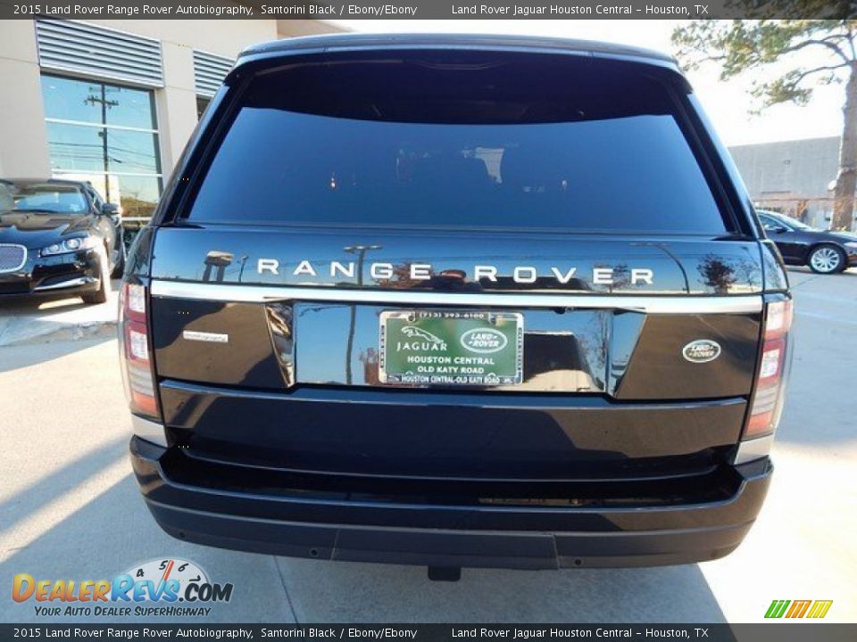 2015 Land Rover Range Rover Autobiography Santorini Black / Ebony/Ebony Photo #8