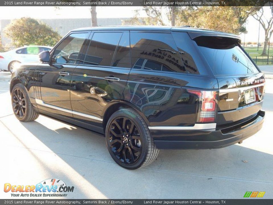 2015 Land Rover Range Rover Autobiography Santorini Black / Ebony/Ebony Photo #9