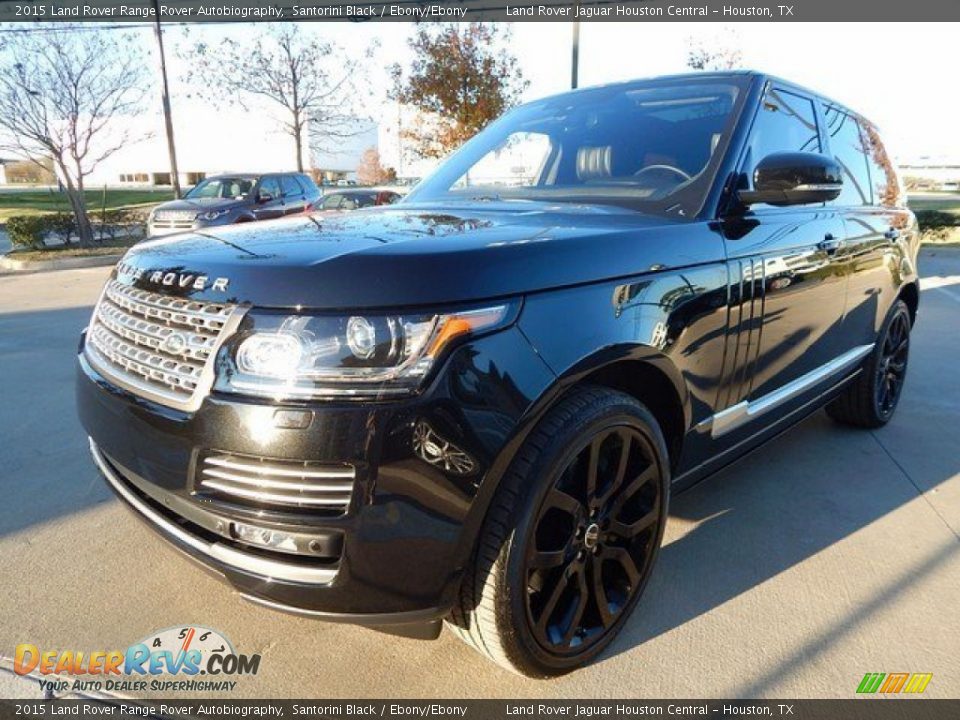 2015 Land Rover Range Rover Autobiography Santorini Black / Ebony/Ebony Photo #11