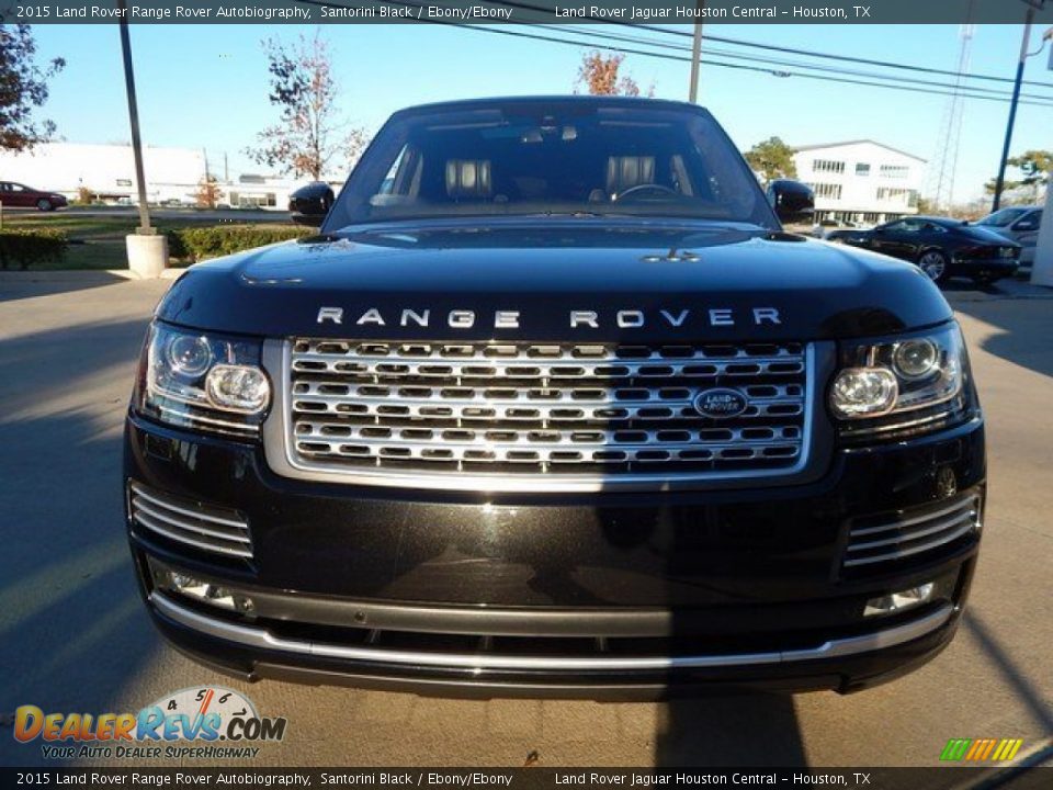 2015 Land Rover Range Rover Autobiography Santorini Black / Ebony/Ebony Photo #12
