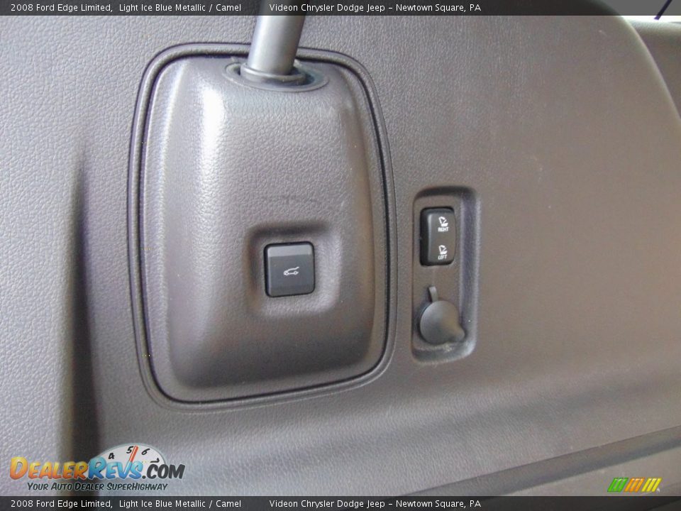 2008 Ford Edge Limited Light Ice Blue Metallic / Camel Photo #24