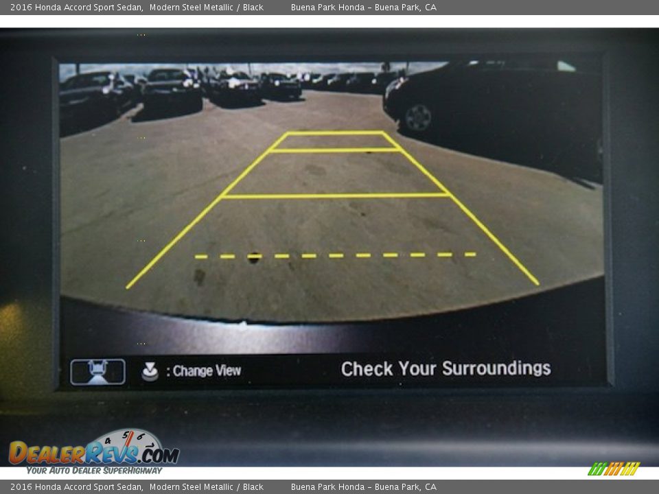 2016 Honda Accord Sport Sedan Modern Steel Metallic / Black Photo #6