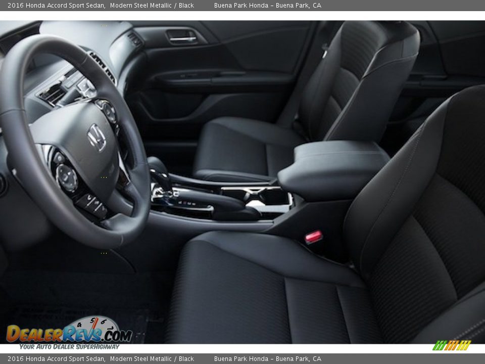 2016 Honda Accord Sport Sedan Modern Steel Metallic / Black Photo #8