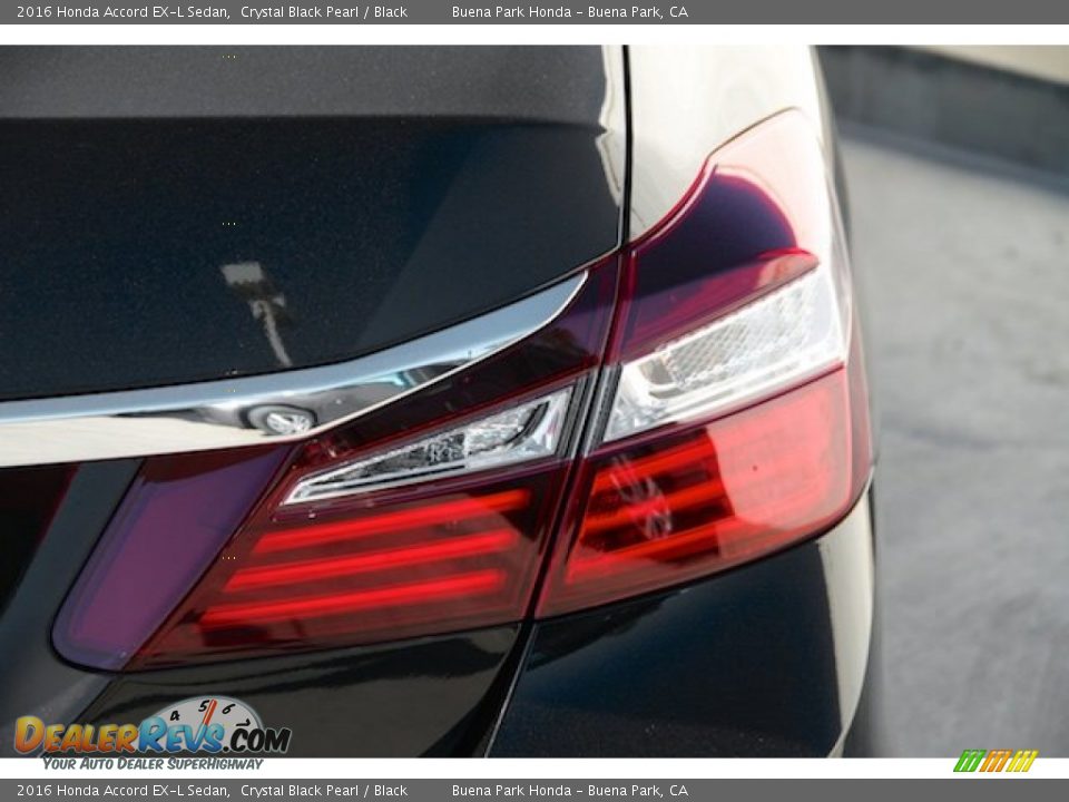 2016 Honda Accord EX-L Sedan Crystal Black Pearl / Black Photo #4