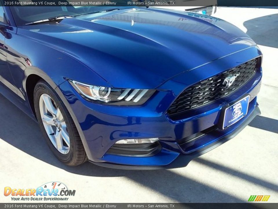 Deep Impact Blue Metallic 2016 Ford Mustang V6 Coupe Photo #2