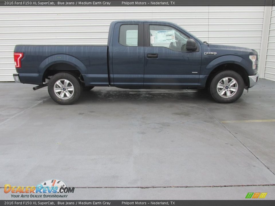 Blue Jeans 2016 Ford F150 XL SuperCab Photo #3