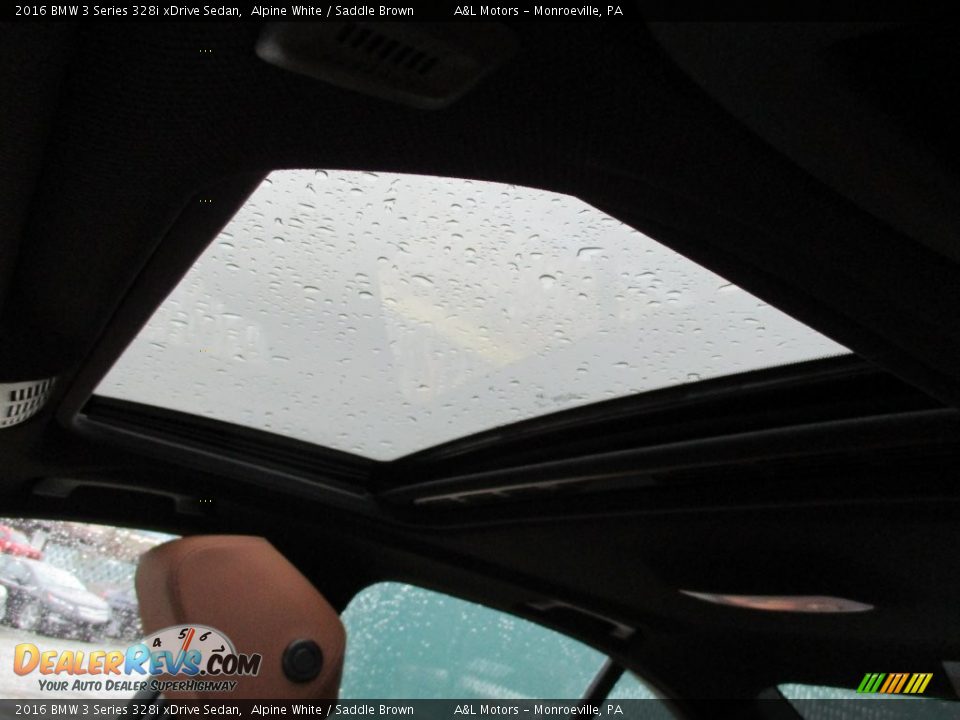 2016 BMW 3 Series 328i xDrive Sedan Alpine White / Saddle Brown Photo #12