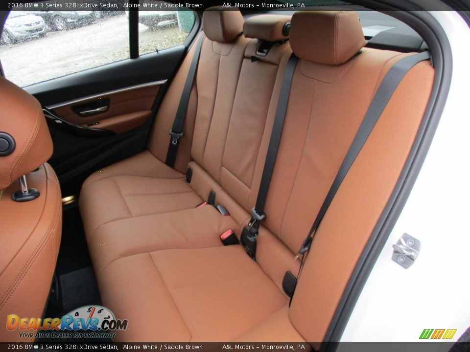 Rear Seat of 2016 BMW 3 Series 328i xDrive Sedan Photo #14