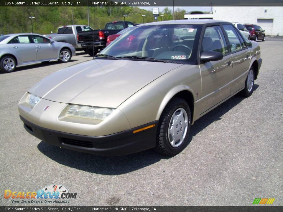 1994 Saturn S Series SL1 Sedan Gold / Tan Photo #1