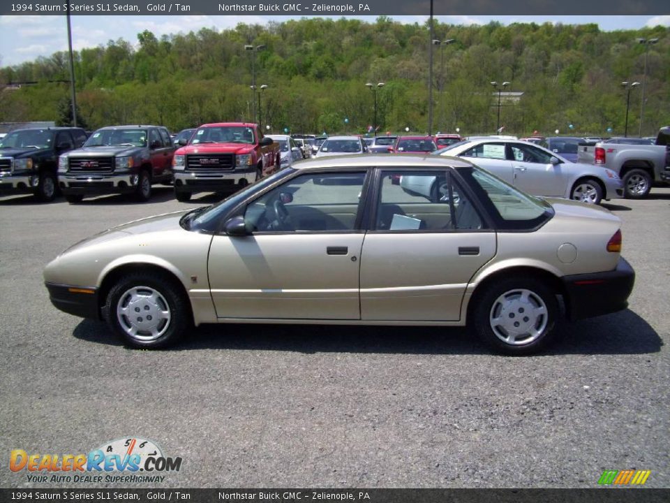 1994 Saturn S Series SL1 Sedan Gold / Tan Photo #2