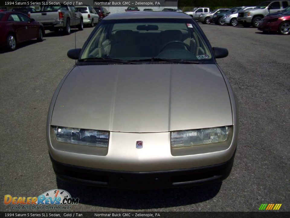 1994 Saturn S Series SL1 Sedan Gold / Tan Photo #8