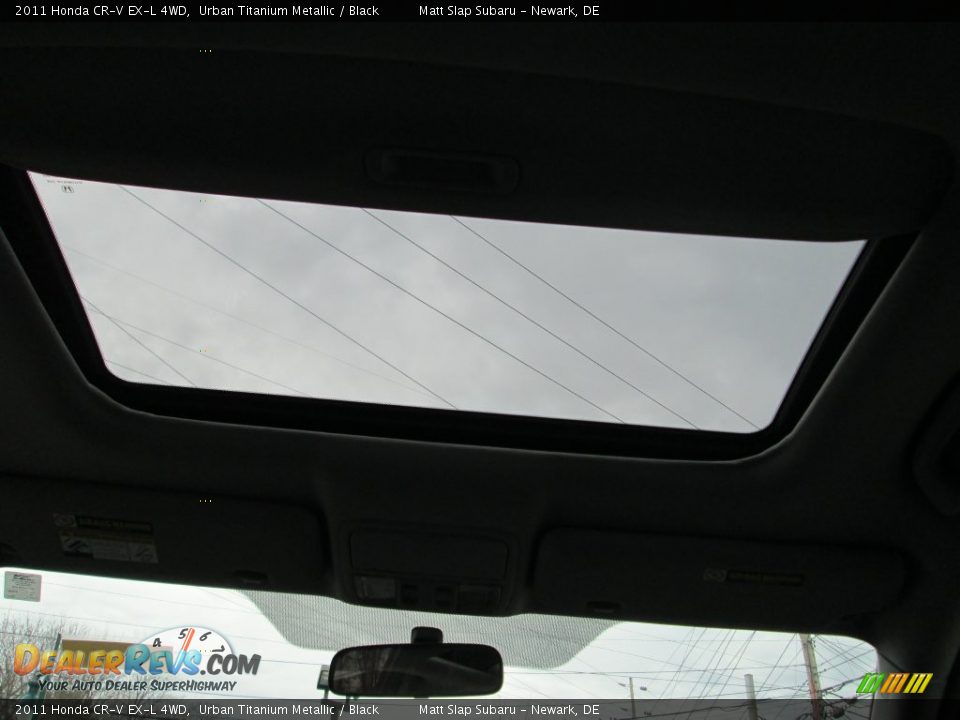 2011 Honda CR-V EX-L 4WD Urban Titanium Metallic / Black Photo #20