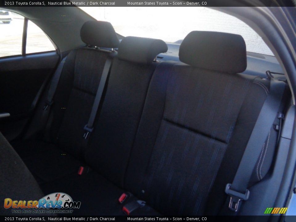 2013 Toyota Corolla S Nautical Blue Metallic / Dark Charcoal Photo #9