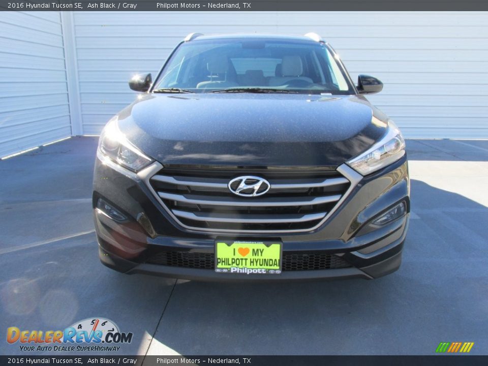 2016 Hyundai Tucson SE Ash Black / Gray Photo #8