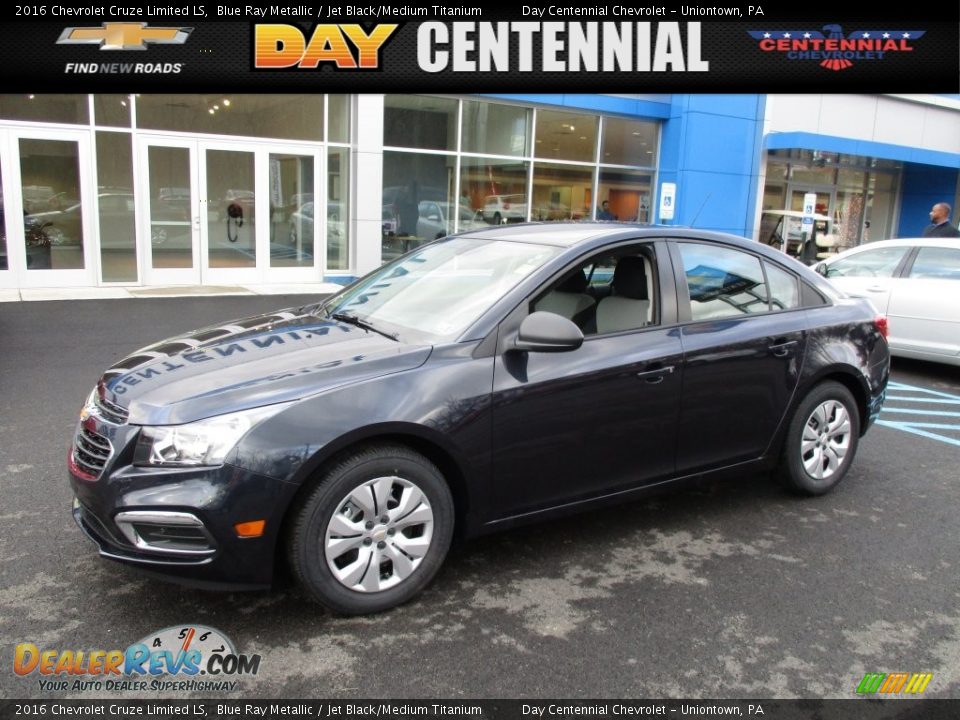 2016 Chevrolet Cruze Limited LS Blue Ray Metallic / Jet Black/Medium Titanium Photo #1